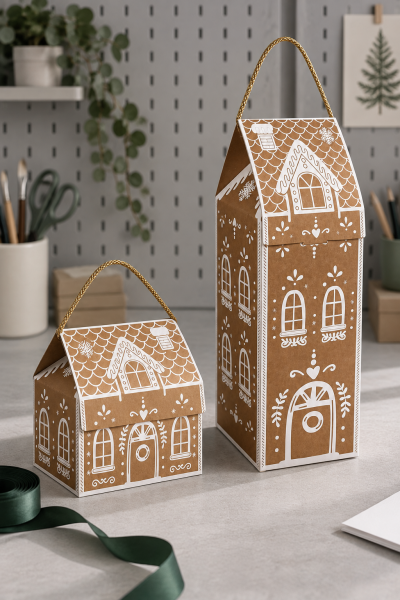 Gingerbread Ev Kutu Seti Paket 1'li