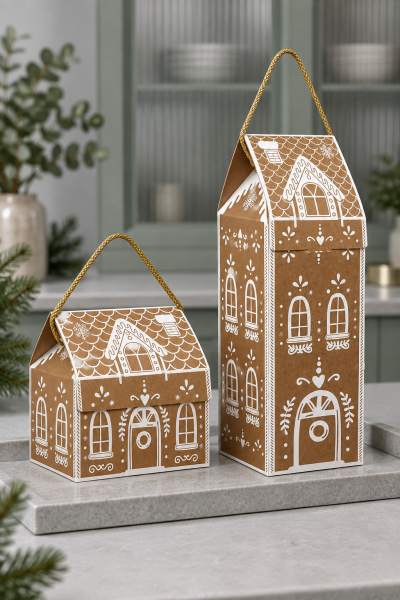 Gingerbread Ev Kutu Seti Paket 1'li