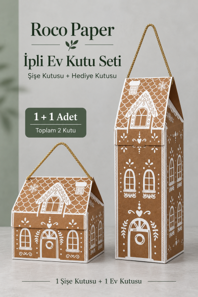 Gingerbread Ev Kutu Seti Paket 1'li