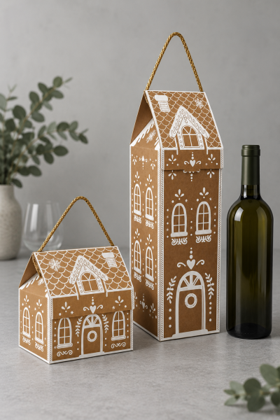 Gingerbread Ev Kutu Seti Paket 12'li