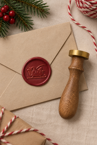 Prinç Mühür - Yeniyıl Temalı 2.5 cm Noel Baba