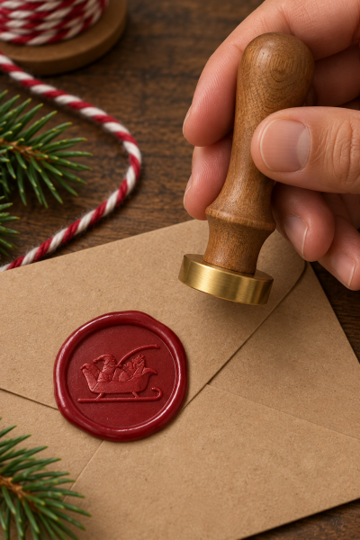 Prinç Mühür - Yeniyıl Temalı 2.5 cm Noel Baba