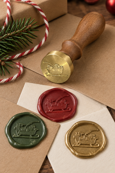 Prinç Mühür - Yeniyıl Temalı 2.5 cm Noel Baba