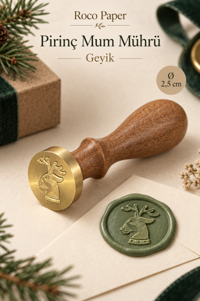 Prinç Mühür - Yeniyıl Temalı 2.5 cm Geyik
