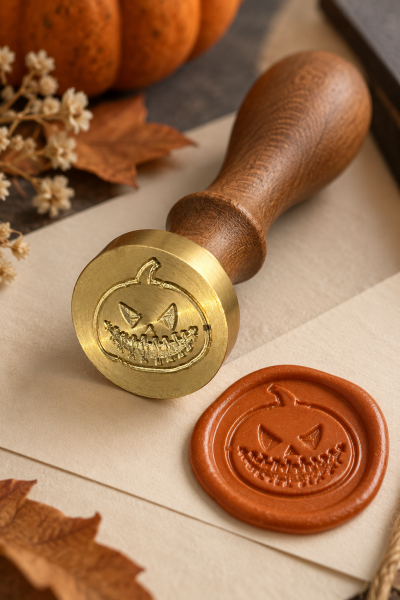 Prinç Mühür - Cadılar (Halloween) Temalı 2.5 cm Balkabağı