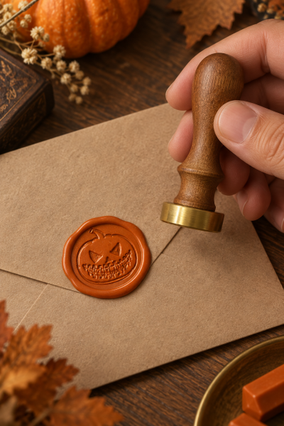Prinç Mühür - Cadılar (Halloween) Temalı 2.5 cm Balkabağı