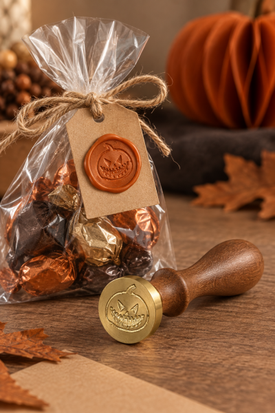 Prinç Mühür - Cadılar (Halloween) Temalı 2.5 cm Balkabağı