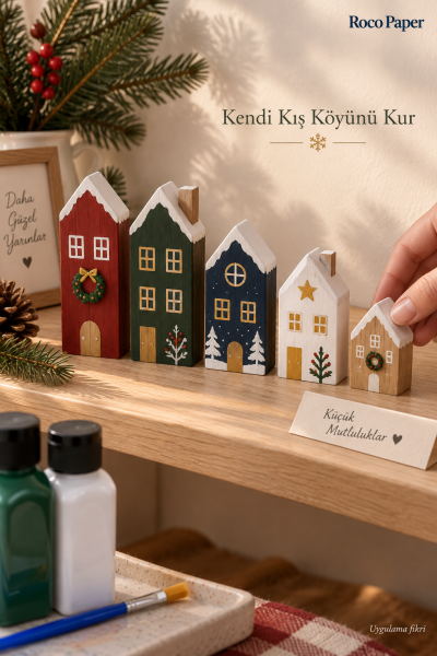 Yeniyıl Renkleri Akrilik Boya Seti 130 ml. Altın, Gümüş, Lacivert, Kırmızı, Yeşil, Beyaz 6x130 ml. - Fırça Hediyeli