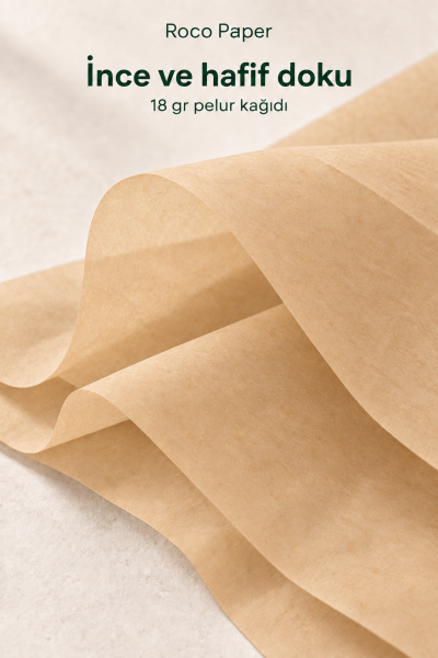 Pelur Kağıt 50x70 cm 10 Adet Kraft