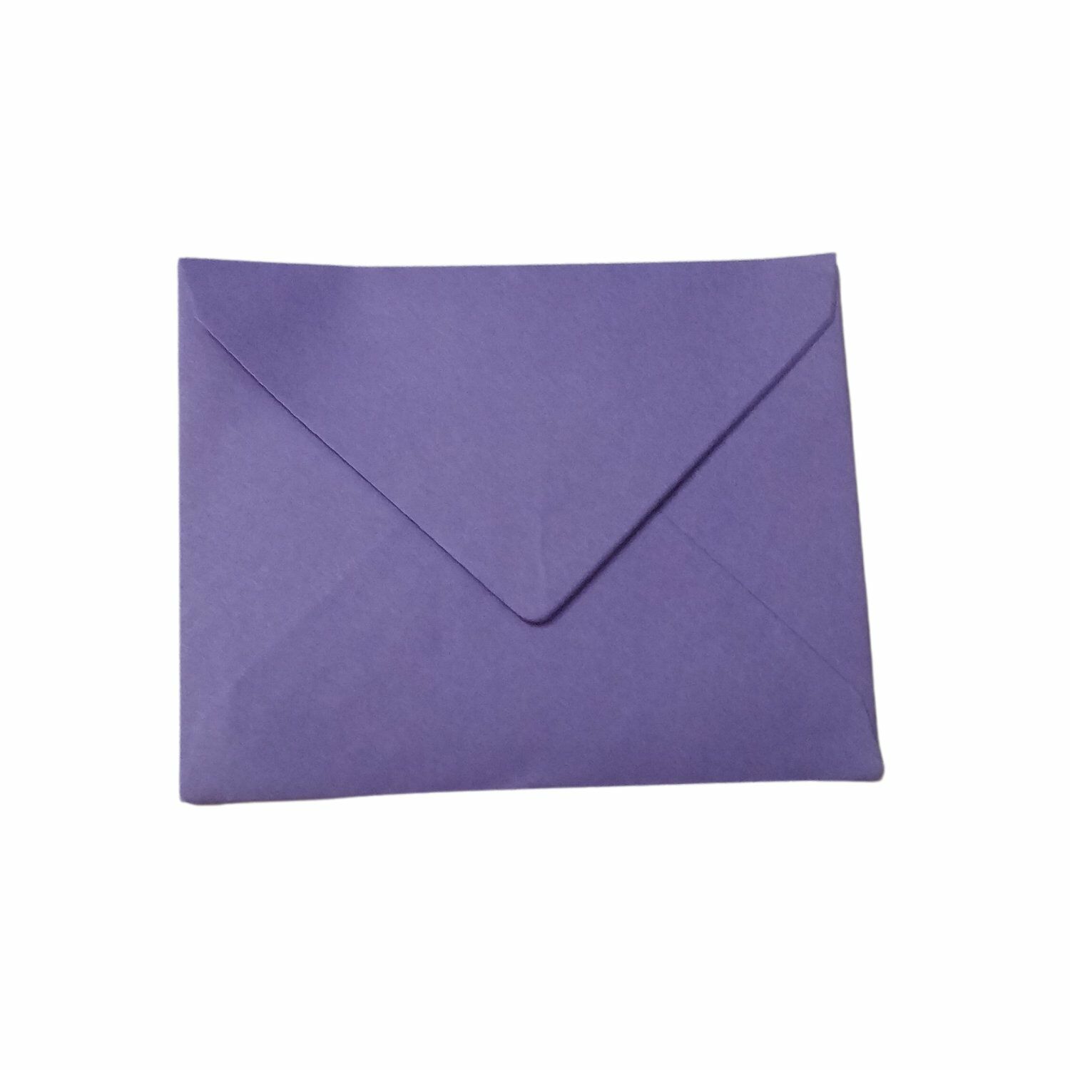Hediye Kartı Zarfı, Mini Davetiye, Düğün, Fotoğraf, Not Kağıdı Zarfı, 7x9 cm- 50 Adet, Mor