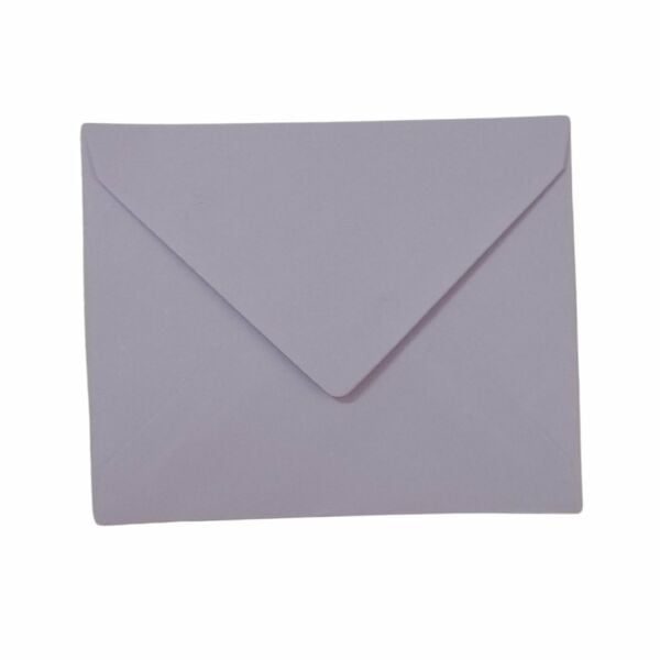 Hediye Kartı Zarfı, Mini Davetiye, Düğün, Fotoğraf, Not Kağıdı Zarfı, 7x9 cm- 50 Adet, Lila