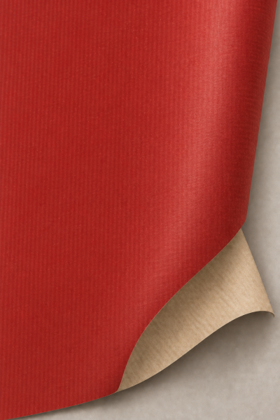 İtalyan Ambalaj Kağıdı Renkli Kraft 70 cm x 2 metre Kırmızı
