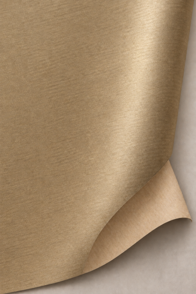 İtalyan Ambalaj Kağıdı Renkli Kraft 70 cm x 2 metre Altın