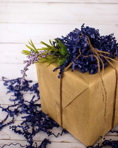 ROCO PAPER Zigzag Kırpık Kağıt – Lacivert – 100gr Kutu İçi Süsleme – Kırpıntı Zigzag Z Kağıt