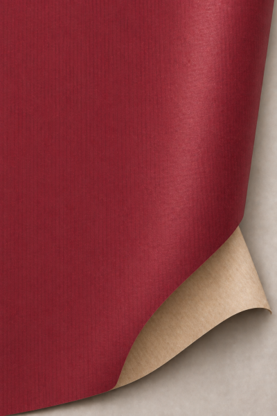 İtalyan Ambalaj Kağıdı Renkli Kraft 70 cm x 2 metre Bordo