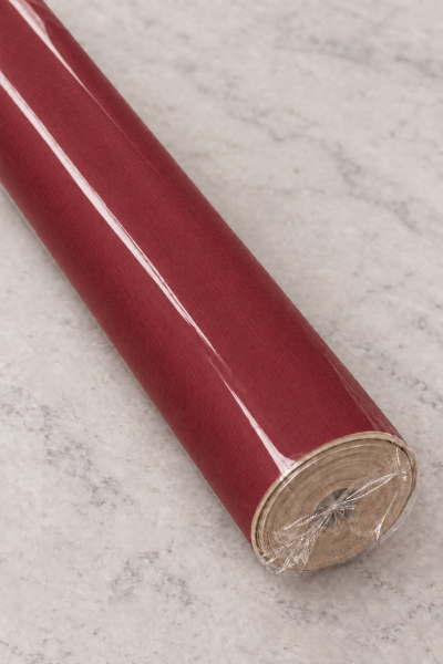İtalyan Ambalaj Kağıdı Renkli Kraft 70 cm x 2 metre Bordo