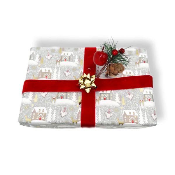 Kokina Yılbaşı Çiçeği, Yapay Çam Kozalaklı Kokina Demeti, Yeniyıl Süsü, 15 Cm - 12li Set