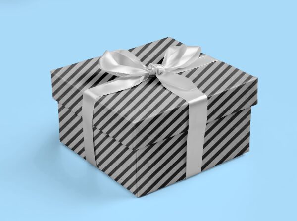 Siyah Verev Çizgili Ambalaj Kağıdı Seti | 10 Rulo Kağıt (70x100 Cm)-12 Rafya-20m İp-Bant ve Makinesi