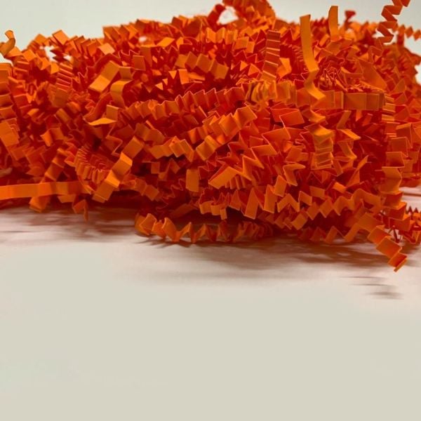 ROCO PAPER Zigzag Kırpık Kağıt – Turuncu – 100gr Kutu İçi Süsleme – Kırpıntı Zigzag Z Kağıt