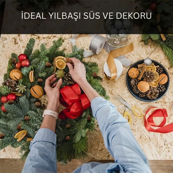 Doğal Kurutulmuş Çam Kozalak Seti-75 Gr, Hobi ve Yılbaşı Süsü, Hediye Paketleme, 45-50 Adet - 2-3 cm