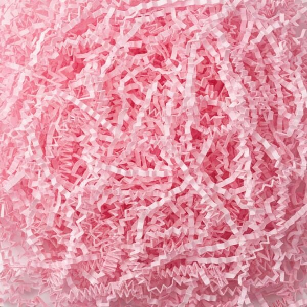Zigzag Kırpık Kağıt, Hediye ve Kargo Koruma Malzemesi, Ambalaj Dolgu Kağıdı, Süsleme ve Paketleme Kırpıntı Kağıdı, 1000 gr, Pembe