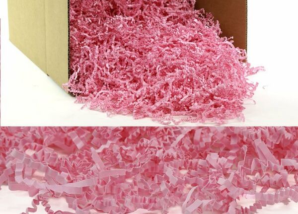 Zigzag Kırpık Kağıt – Pembe – 1000gr Kutu İçi Süsleme – Kırpıntı Zigzag Z Kağıt