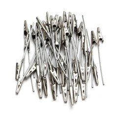 Tel Kıskaç Not Tutacağı (Timsah Ağızlı) 9 cm (10'lu Paket)