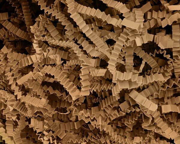 ROCO PAPER Zigzag Kırpık Kağıt – Kraft – 1000gr Kutu İçi Süsleme – Kırpıntı Zigzag Z Kağıt