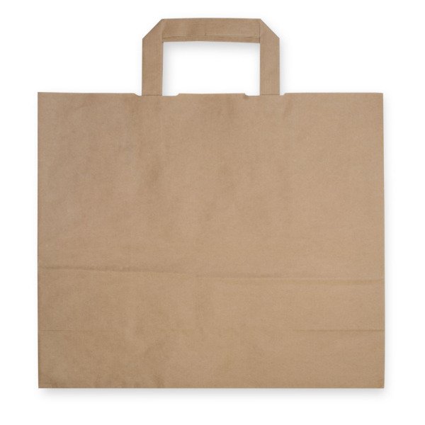 Düz Saplı Kağıt Çanta 22x10x28 cm 25'li Paket (Ekonomik Seri)