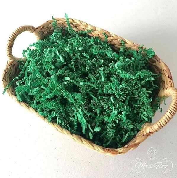 Zigzag Kırpık Kağıt – Koyu Yeşil – 500gr Kutu İçi Süsleme – Kırpıntı Zigzag Z Kağıt