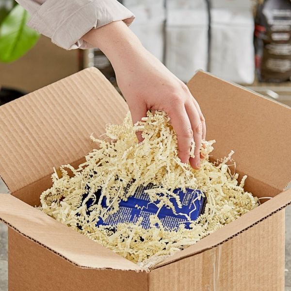 ROCO PAPER Zigzag Kırpık Kağıt – Koyu Krem – 500gr Kutu İçi Süsleme – Kırpıntı Zigzag Z Kağıt