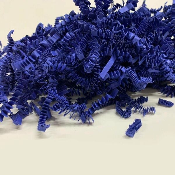 Zigzag Kırpık Kağıt – Lacivert – 250gr Kutu İçi Süsleme – Kırpıntı Zigzag Z Kağıt