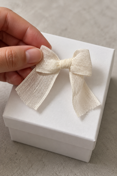 Keten Kurdele Fiyonk 5 cm 25'li Paket