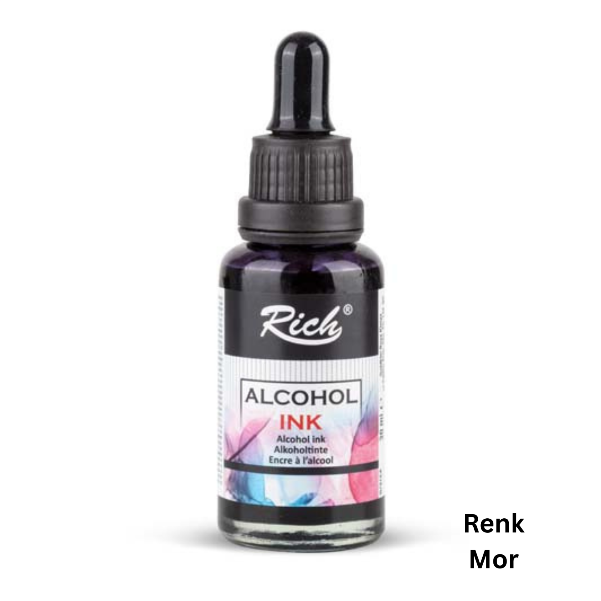 Alkol Bazlı Mürekkep (Alcohol Ink) – Krapon Çiçek Yapım, Seramik, Takı, DIY Mürekkebi, 30ml-Mor