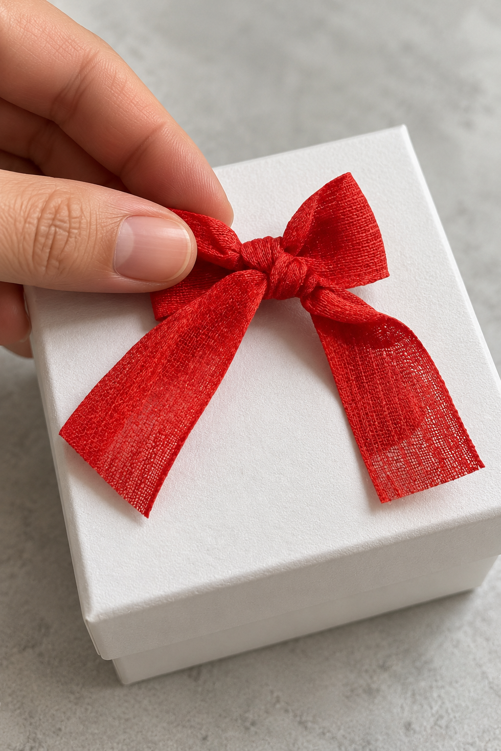 Keten Kurdele Fiyonk 5 cm 25'li Paket Kırmızı