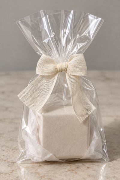 Keten Kurdele Fiyonk 5 cm 25'li Paket Krem