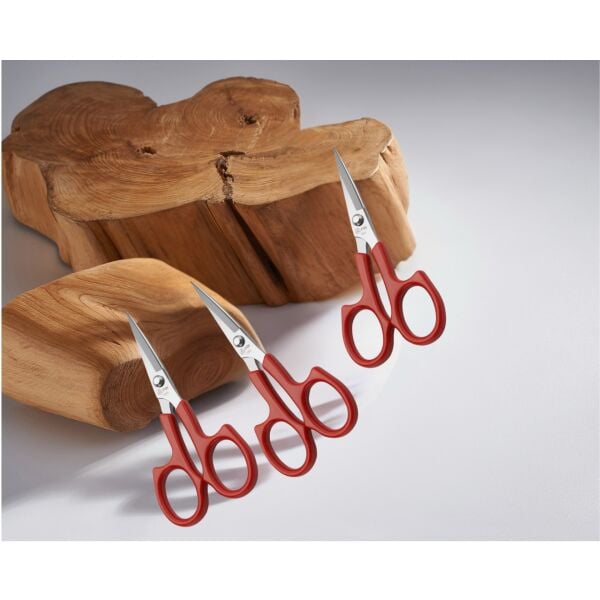 Nakış Makası, Krapon, Eva Çiçek Yapım ve Hobi Makası, Düz Uçlu, 13 Cm