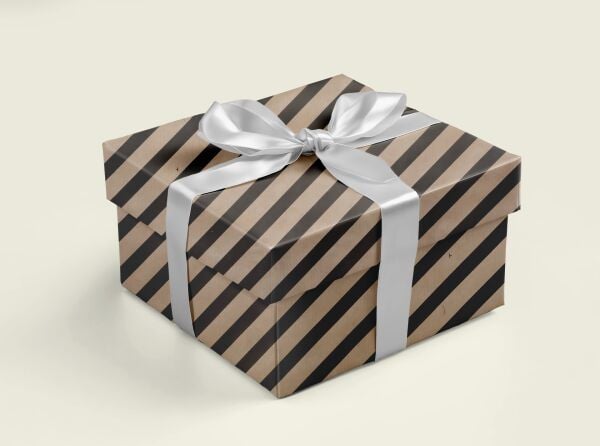 Siyah Verev Kraft Ambalaj Kağıdı Seti | 10 Rulo Kağıt (70x100 Cm)-12 Rafya-20m İp-Bant ve Makinesi