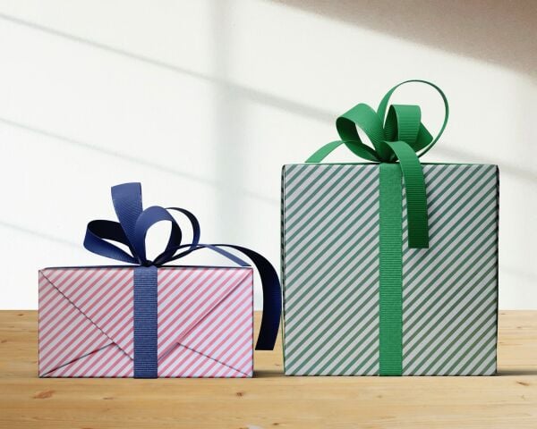 Yeşil Verev Beyaz Ambalaj Kağıdı Seti | 10 Rulo Kağıt (70x100 Cm)-12 Rafya-20m İp-Bant ve Makinesi