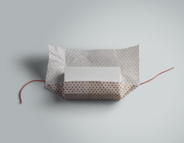 Siyah Puantiyeli Kraft Ambalaj Kağıdı Seti, 10 Rulo Kağıt(70x100Cm)-12 Rafya-20m İp-Bant ve Makinesi