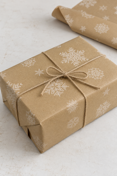 Yeniyıl Hediye Paketleme Seti 10 Kağıt 50*70 cm & 20 mt ip