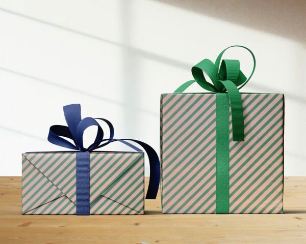 Yeşil Verev Kraft Ambalaj Kağıdı Seti | 10 Rulo Kağıt (70x100 Cm)-12 Rafya-20m İp-Bant ve Makinesi