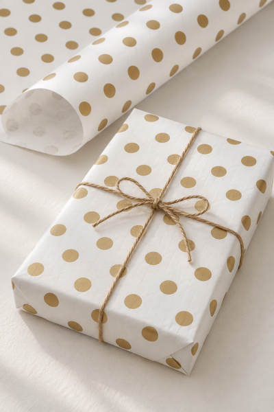 Yeniyıl Hediye Paketleme Seti 10 Kağıt 70*100 cm & 20 mt ip