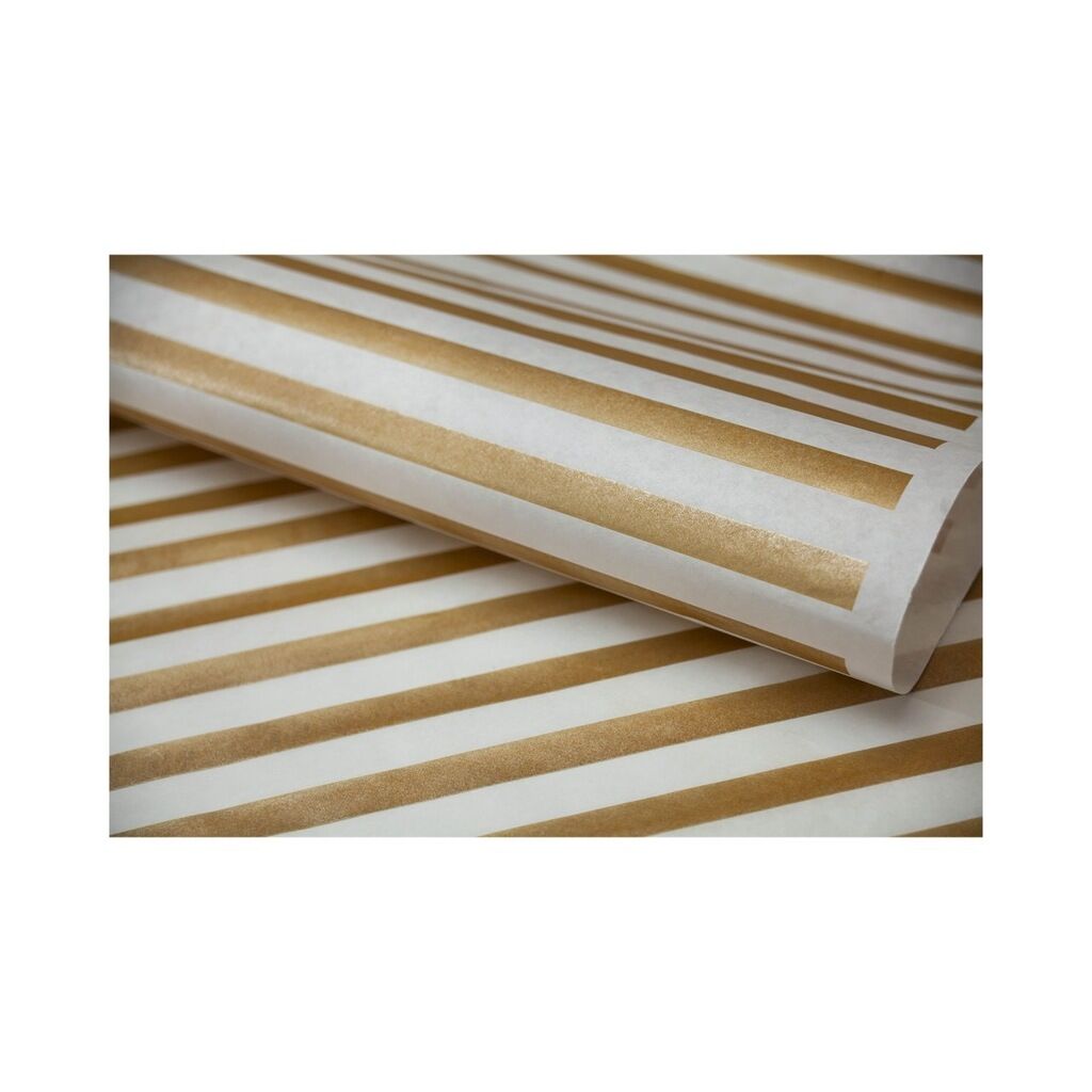 Ambalaj Kağıdı Altın Çizgili 40 Gr. 70*100 Cm 10'lu Paket