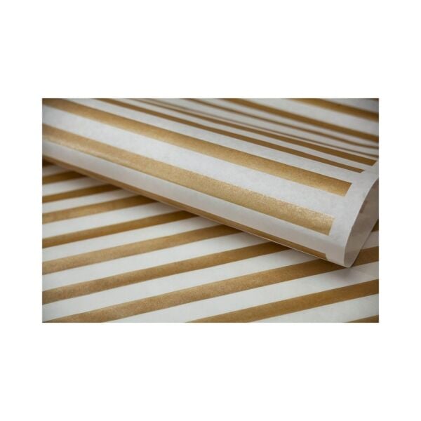 Ambalaj Kağıdı Altın Çizgili 40 Gr. 70*100 Cm 10'lu Paket