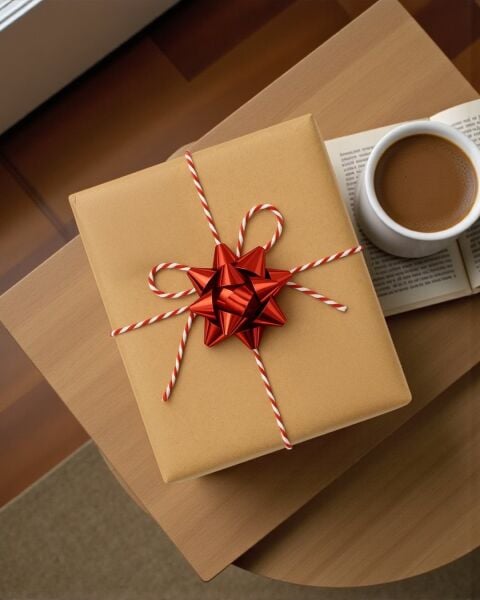 Hediye Paketleme Seti, 12 Adet Metalik Rafya- Twine Baker & Jüt İp - 20M, 1 Adet Bant ve Makinesi