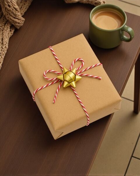 Hediye Paketleme Seti, 12 Adet Metalik Rafya- Twine Baker & Jüt İp - 20M, 1 Adet Bant ve Makinesi