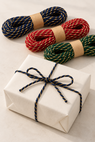 Twine İp Kırmızı Altın Laci Altın Yeşil Altın 3 x 10 mt.
