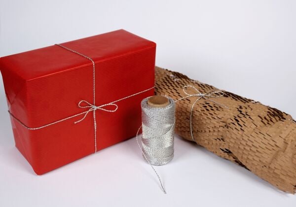 Gümüş Renkli Dekoratif İp - 100 m, Hediye Paketleme, Süsleme ve El İşi Malzemesi, DIY İpi