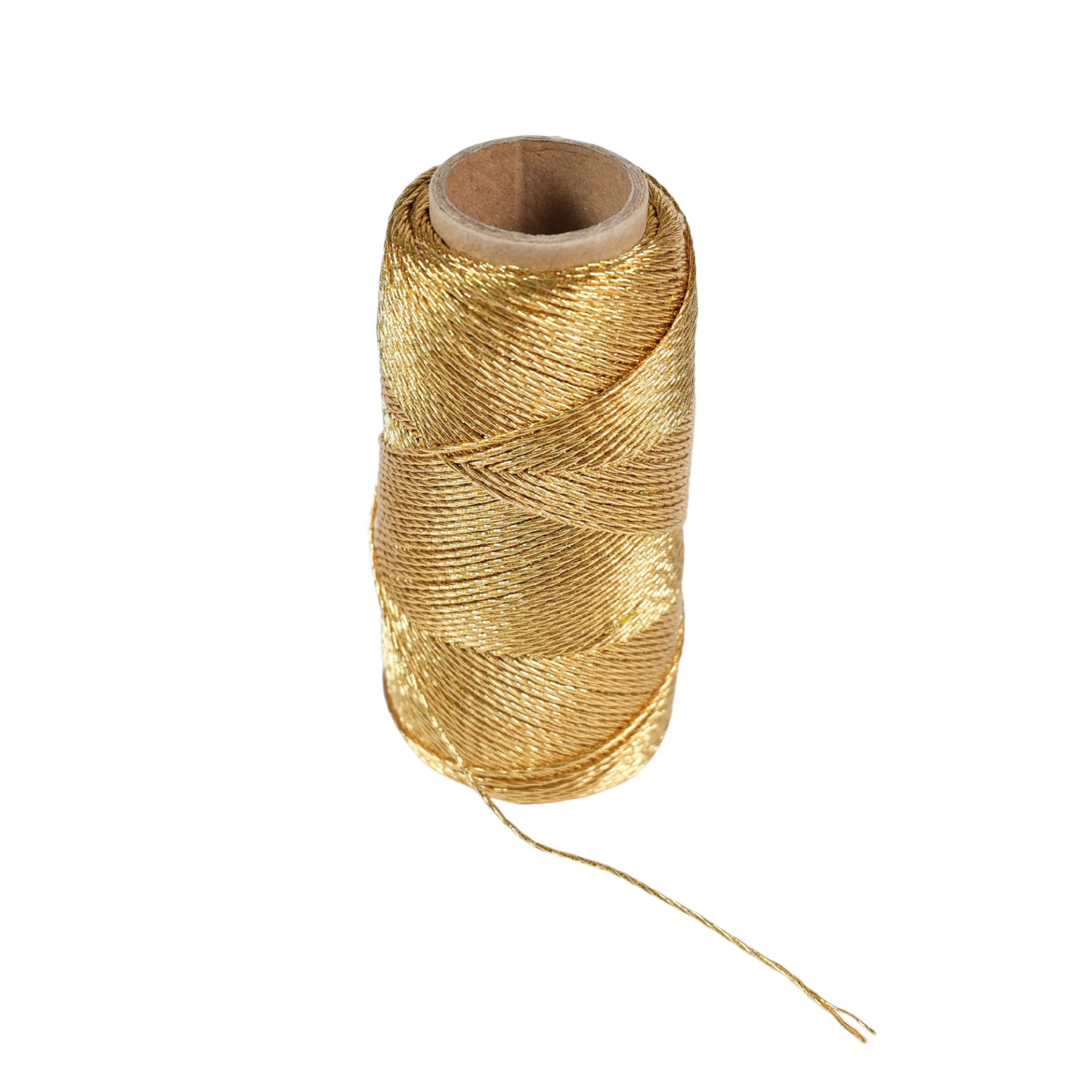 Altın Renkli Dekoratif İp - 100 m, Hediye Paketleme, Süsleme ve El İşi Malzemesi, DIY İpi